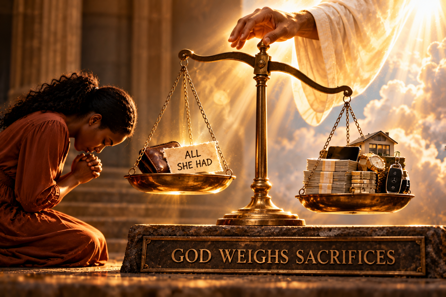 Read more about the article GOD WEIGHS SACRIFICES